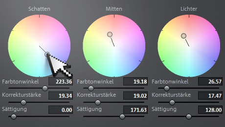 Mit der sekundären Farbkorrektur in MAGIX Video Pro X5 lassen sich kreative Effekte wie in SinCity erzielen